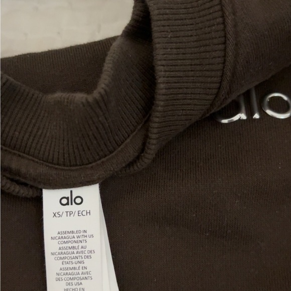 Alo Brown Sweatshirt - Picture 2 of 2